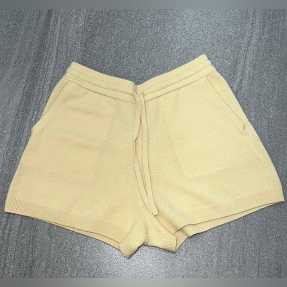 INTERMIX High Waist Tan Women's Shorts